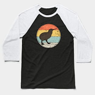 Kiwi Australian Birds And Wildlife Retro Style Gift Baseball T-Shirt